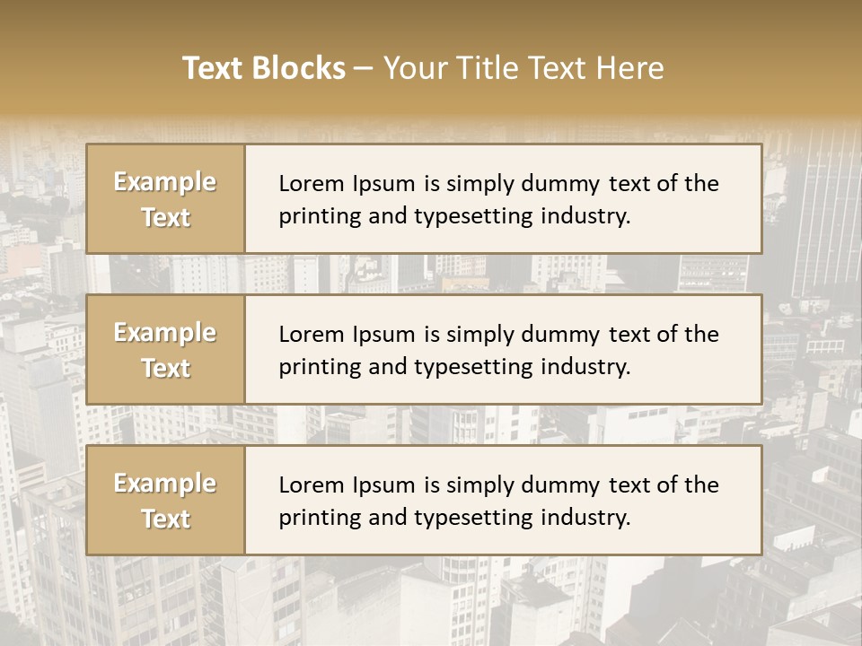 Metropolitan Tourism City PowerPoint Template