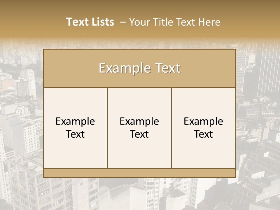 Metropolitan Tourism City PowerPoint Template