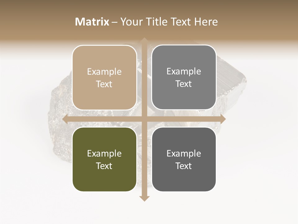 Bright Pyrite Find PowerPoint Template