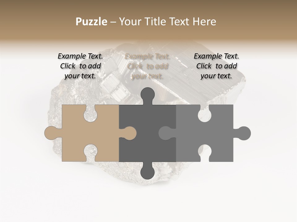 Bright Pyrite Find PowerPoint Template