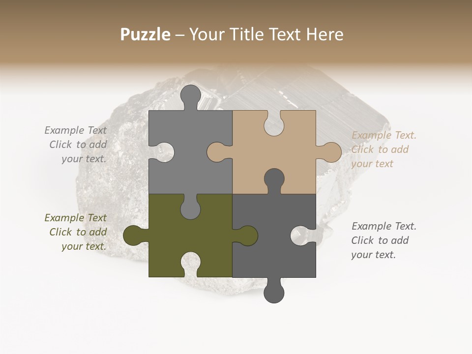 Bright Pyrite Find PowerPoint Template