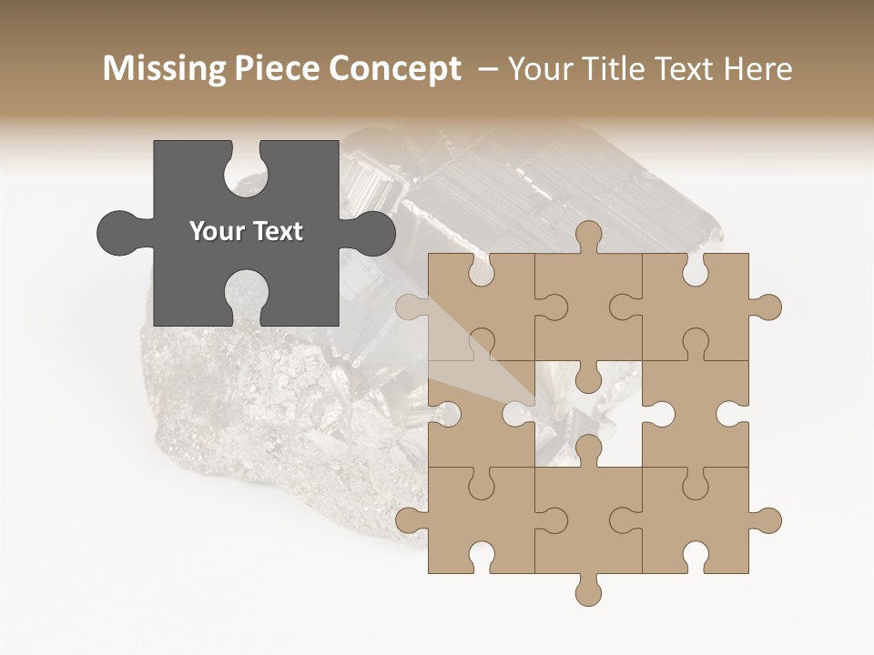 Bright Pyrite Find PowerPoint Template