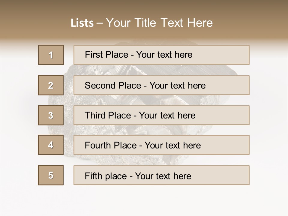 Bright Pyrite Find PowerPoint Template