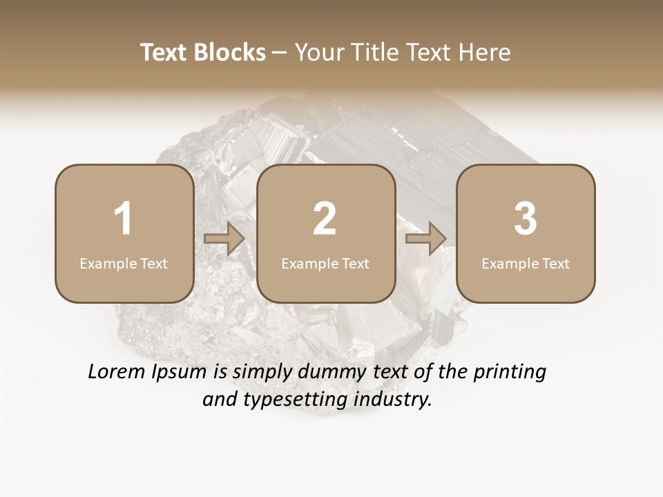 Bright Pyrite Find PowerPoint Template
