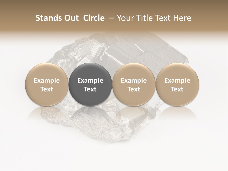 Bright Pyrite Find PowerPoint Template