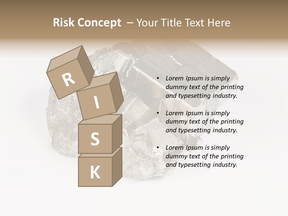 Bright Pyrite Find PowerPoint Template