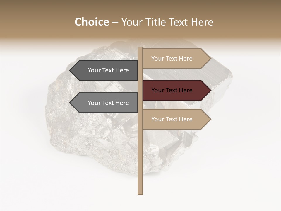 Bright Pyrite Find PowerPoint Template
