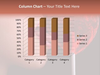 Red Holding Lips PowerPoint Template