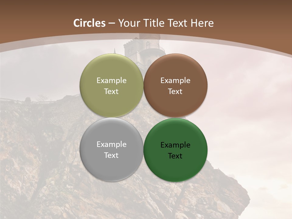 Journey Gnezdo Clouds PowerPoint Template