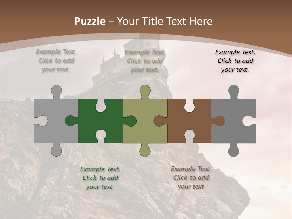 Journey Gnezdo Clouds PowerPoint Template