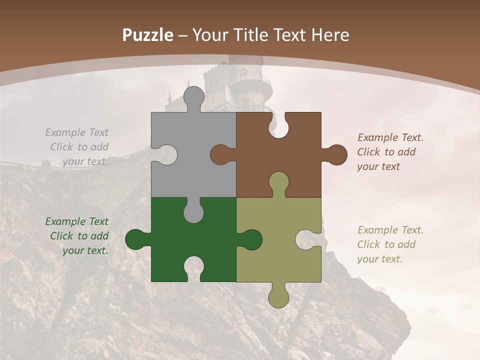 Journey Gnezdo Clouds PowerPoint Template