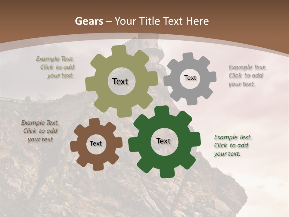 Journey Gnezdo Clouds PowerPoint Template