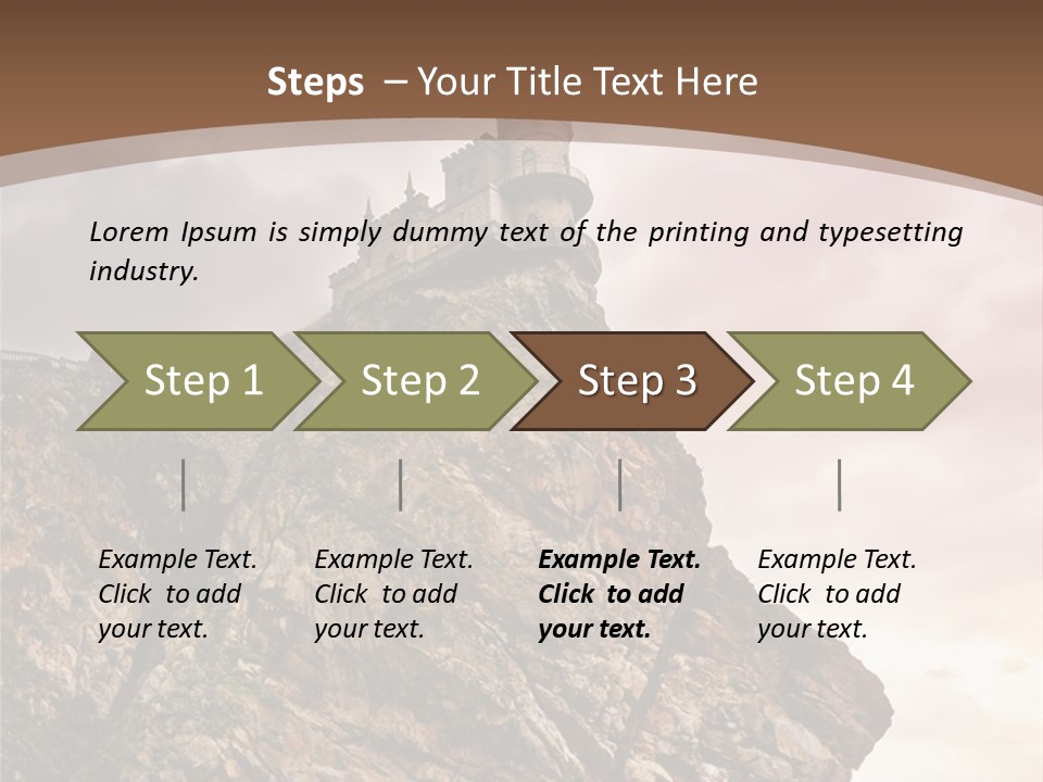 Journey Gnezdo Clouds PowerPoint Template
