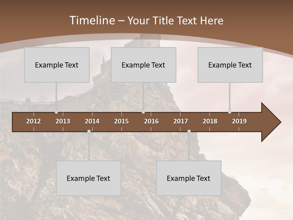 Journey Gnezdo Clouds PowerPoint Template