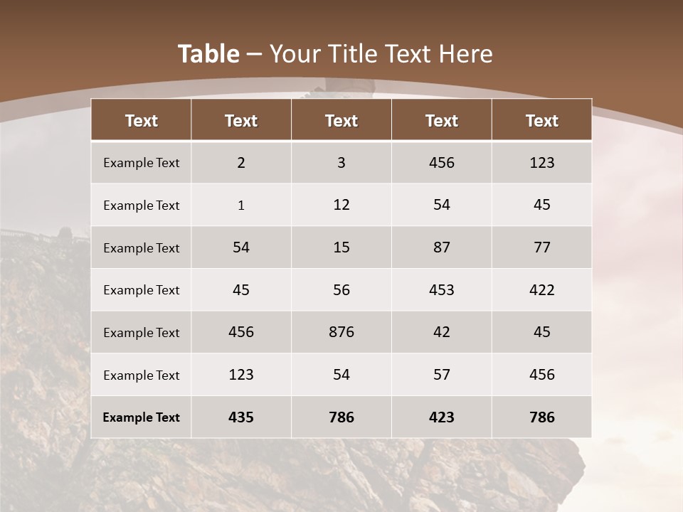 Journey Gnezdo Clouds PowerPoint Template