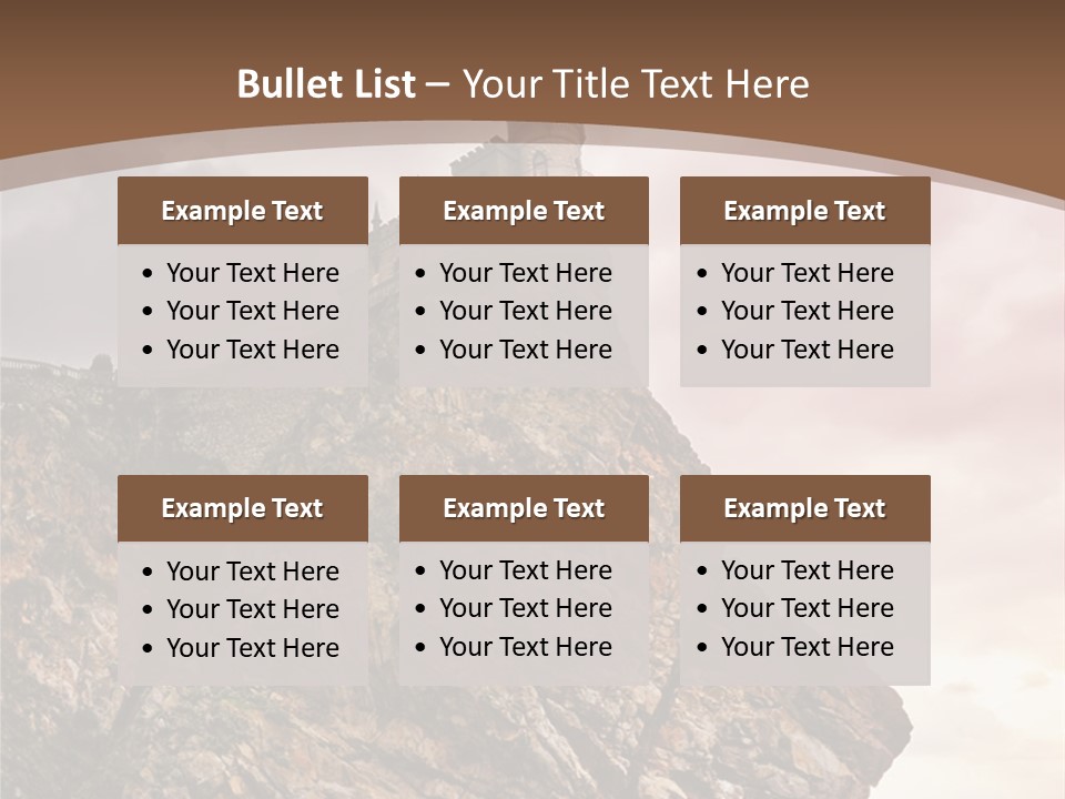 Journey Gnezdo Clouds PowerPoint Template