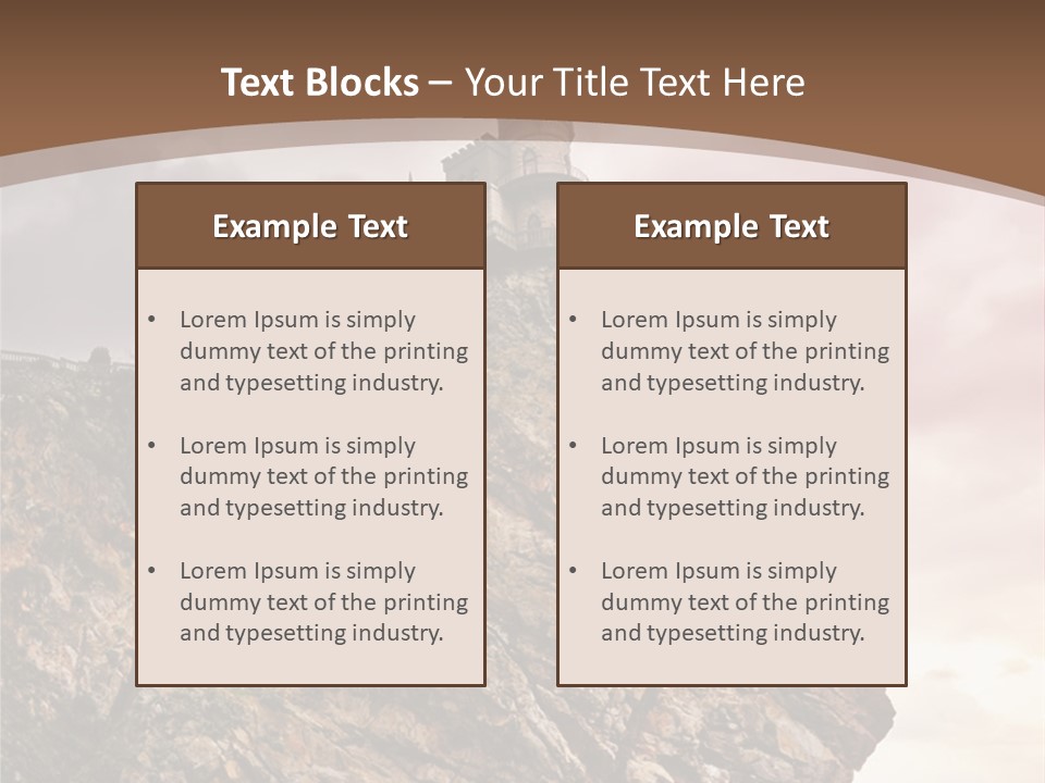 Journey Gnezdo Clouds PowerPoint Template