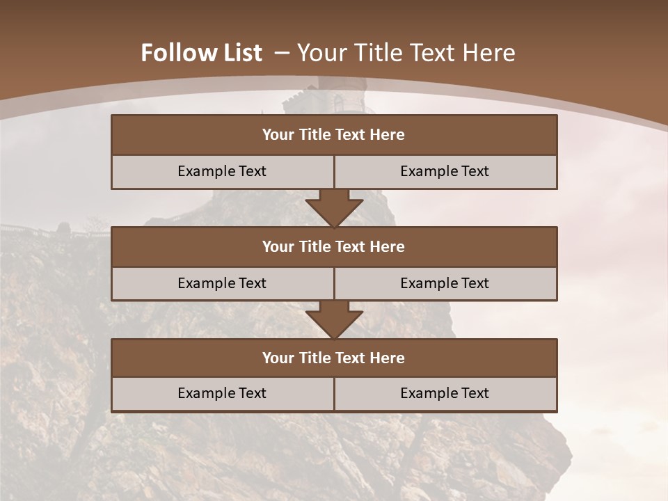 Journey Gnezdo Clouds PowerPoint Template
