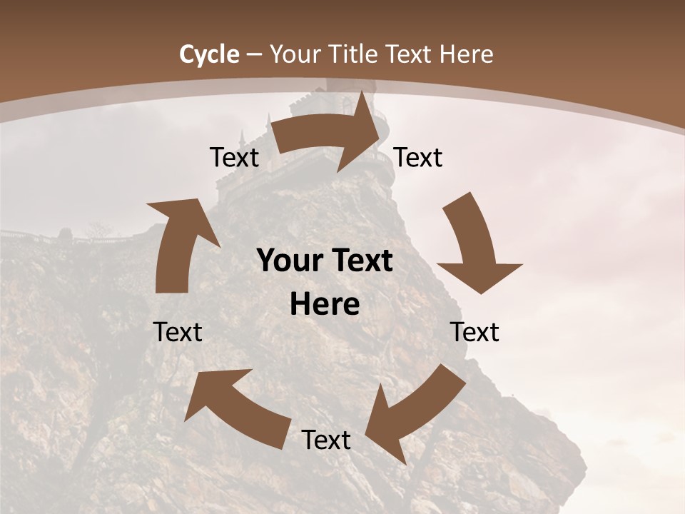 Journey Gnezdo Clouds PowerPoint Template