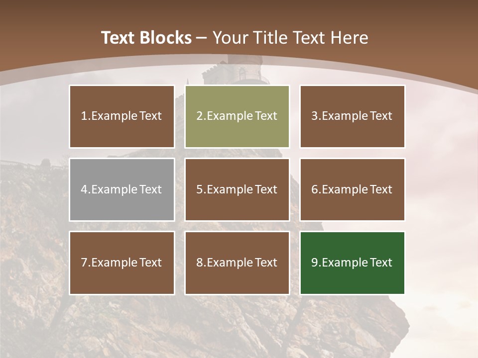 Journey Gnezdo Clouds PowerPoint Template