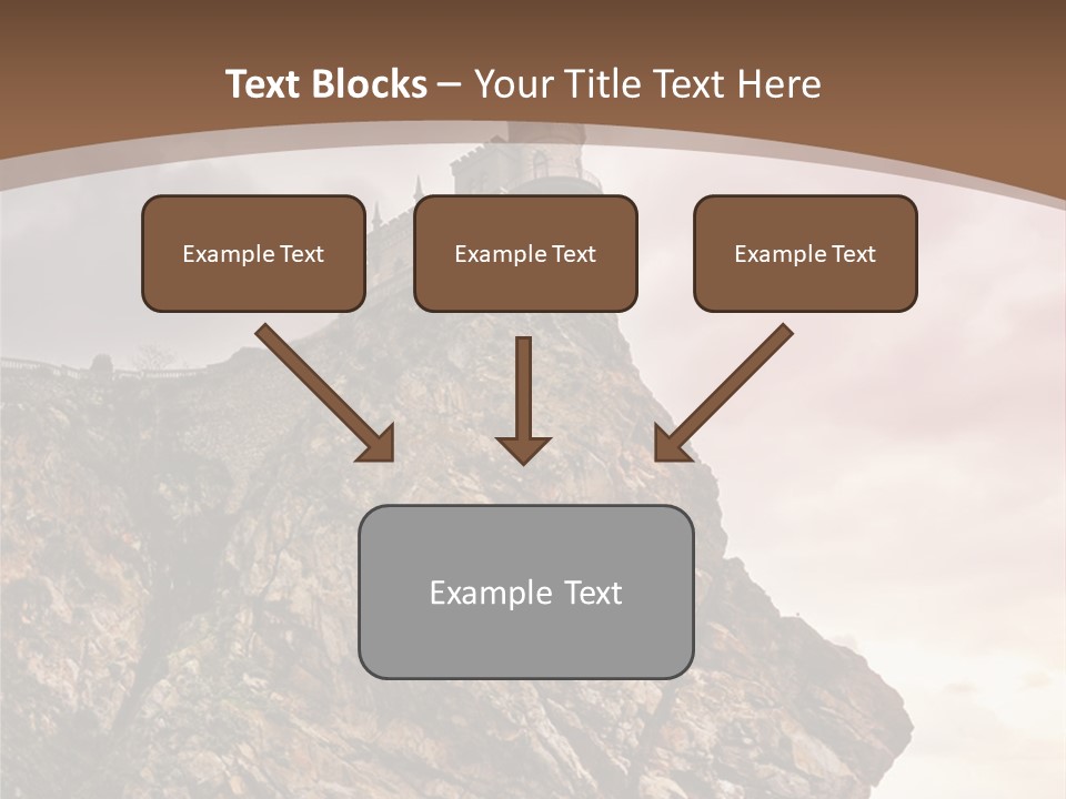 Journey Gnezdo Clouds PowerPoint Template