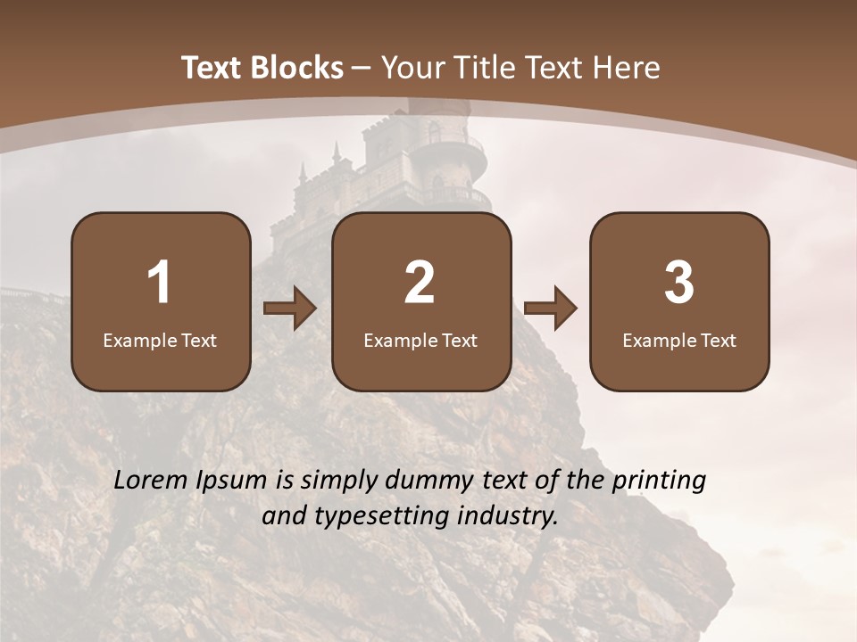 Journey Gnezdo Clouds PowerPoint Template