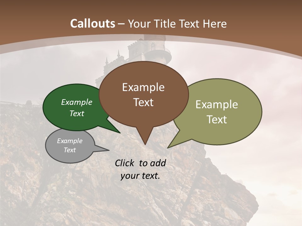 Journey Gnezdo Clouds PowerPoint Template