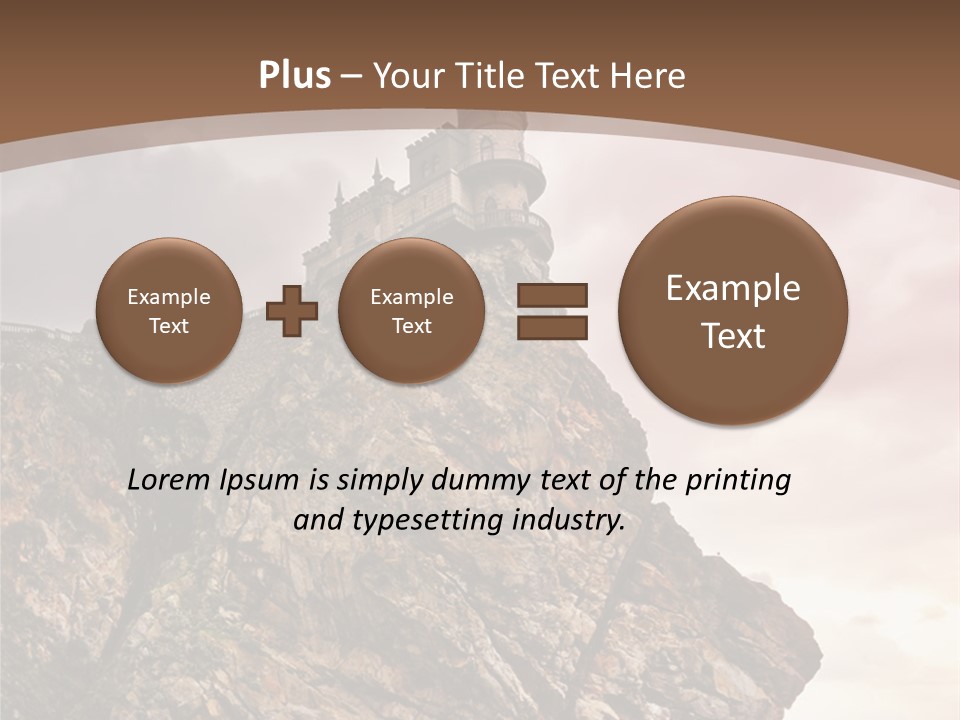 Journey Gnezdo Clouds PowerPoint Template
