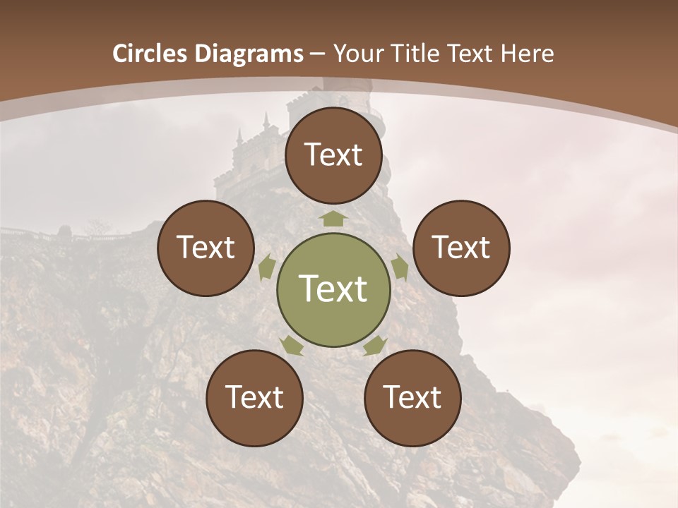 Journey Gnezdo Clouds PowerPoint Template