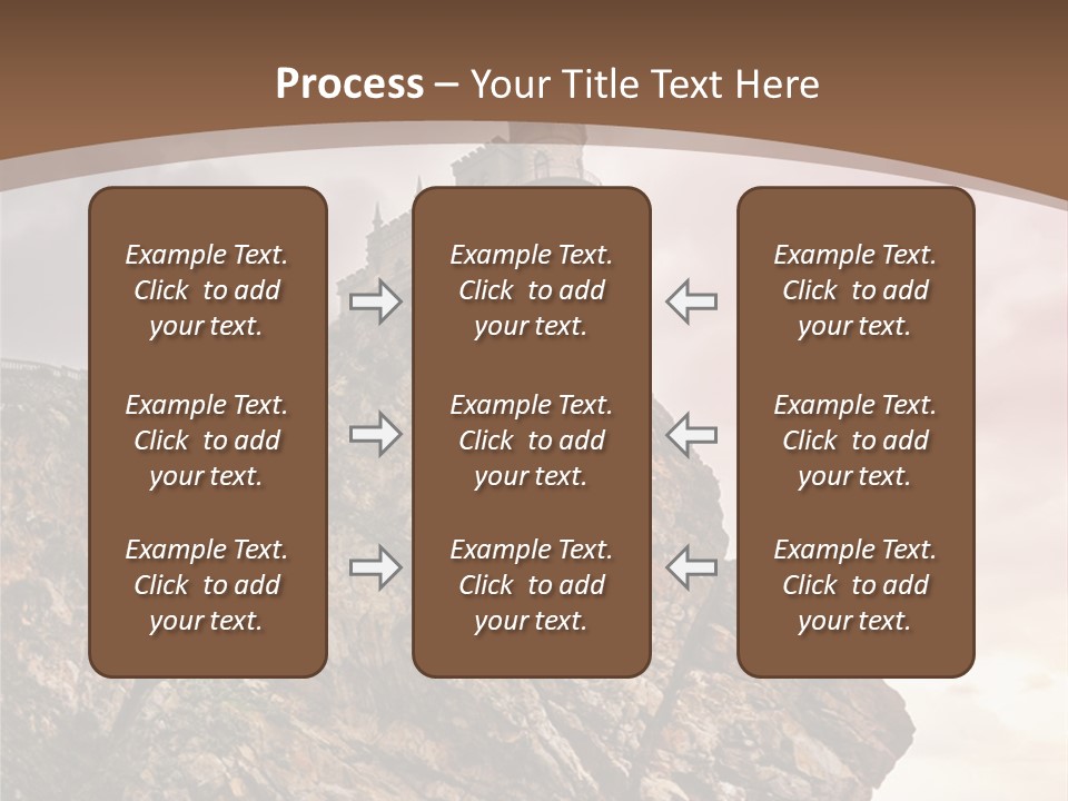 Journey Gnezdo Clouds PowerPoint Template