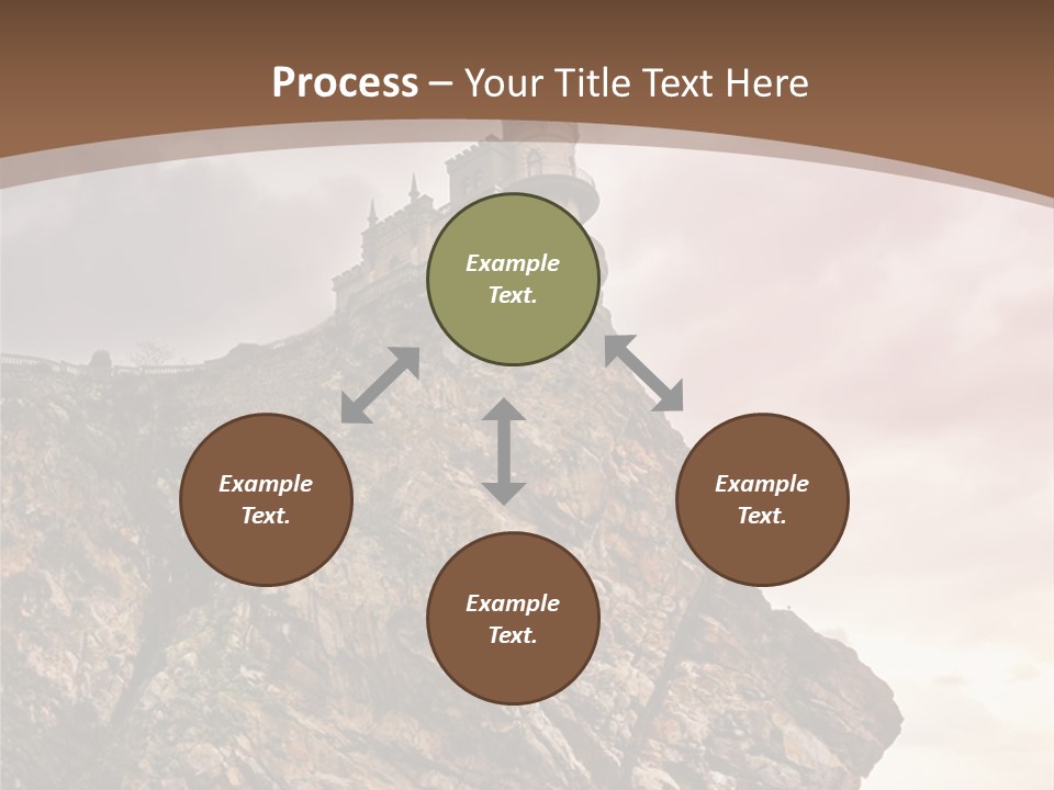 Journey Gnezdo Clouds PowerPoint Template