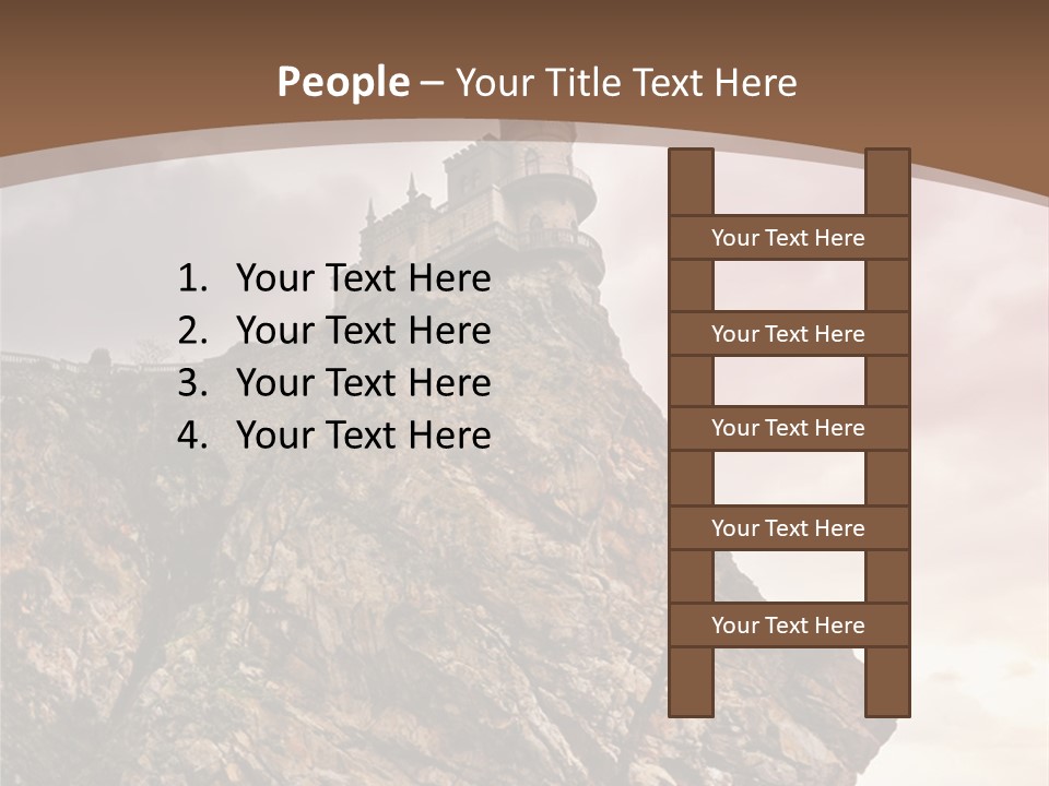 Journey Gnezdo Clouds PowerPoint Template