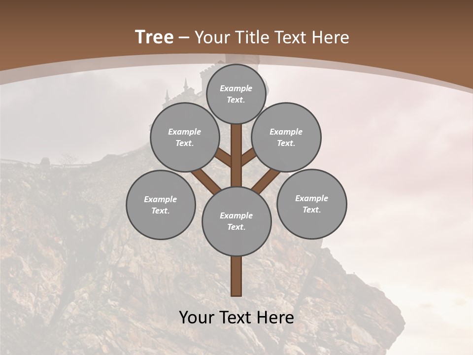 Journey Gnezdo Clouds PowerPoint Template