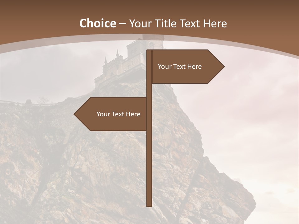 Journey Gnezdo Clouds PowerPoint Template