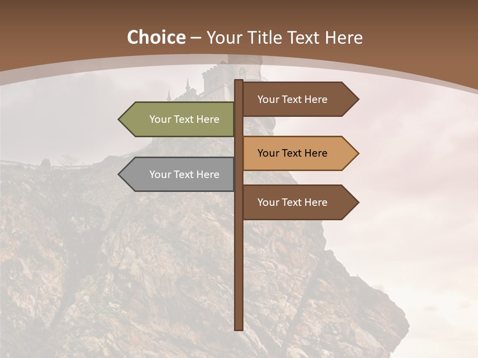 Journey Gnezdo Clouds PowerPoint Template