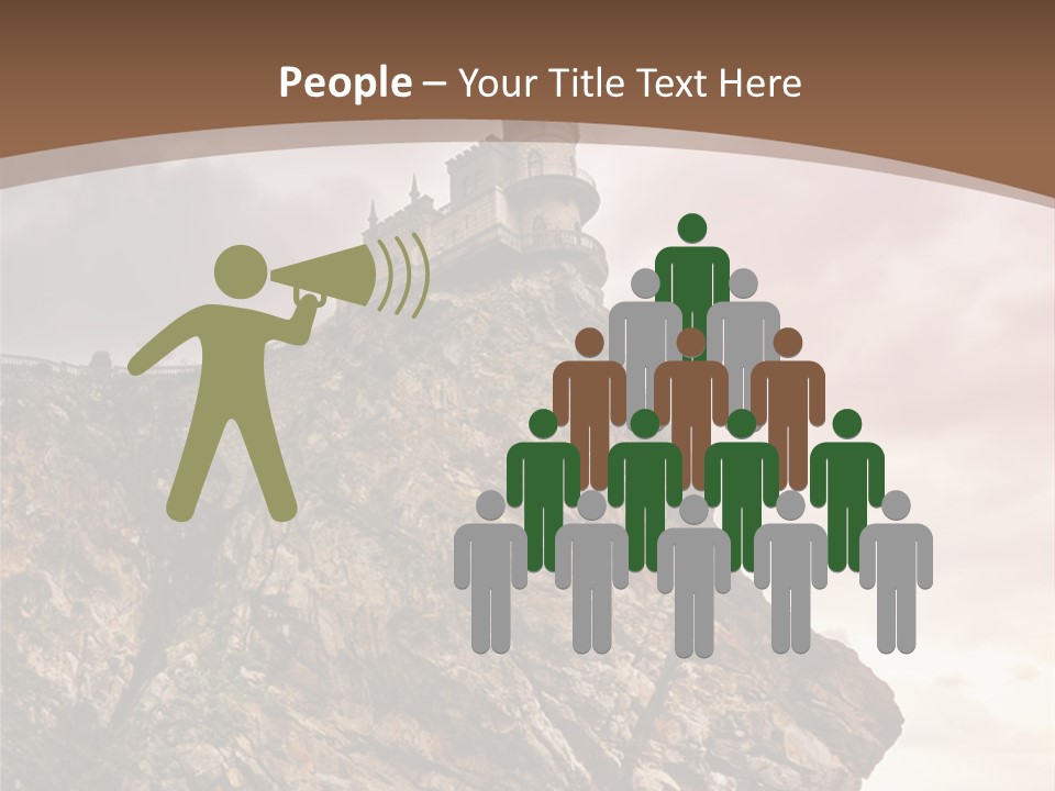 Journey Gnezdo Clouds PowerPoint Template