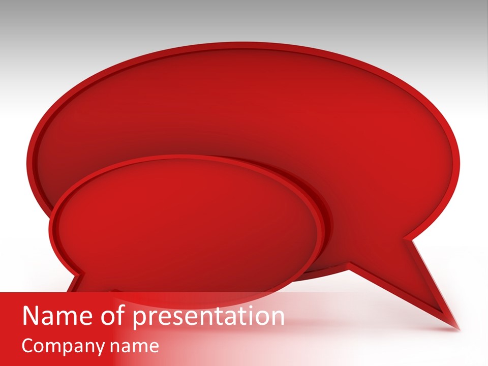 Empty Tought Idea PowerPoint Template