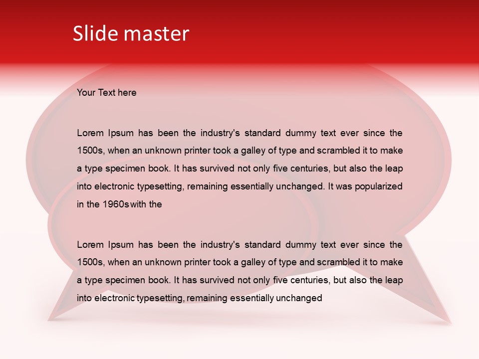 Empty Tought Idea PowerPoint Template