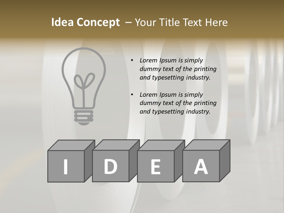 Industry Industrial Heavy PowerPoint Template