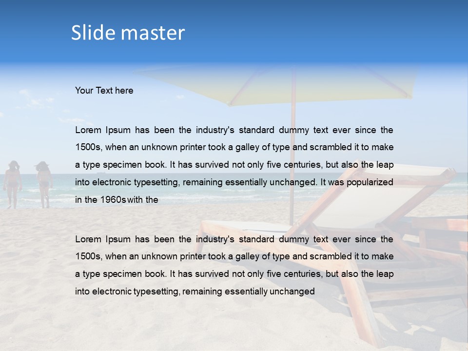 Nature Spring White PowerPoint Template