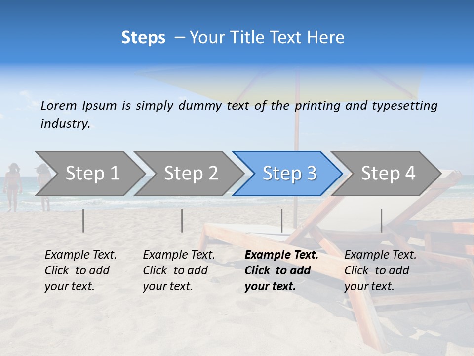 Nature Spring White PowerPoint Template