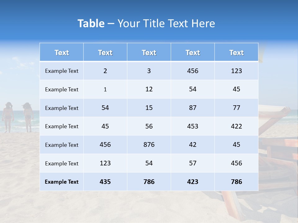 Nature Spring White PowerPoint Template