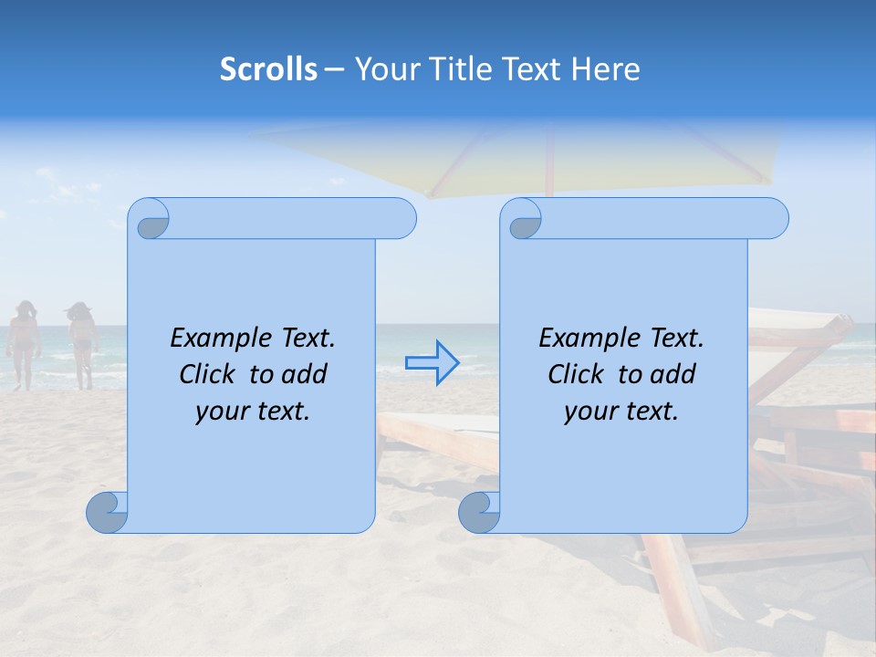 Nature Spring White PowerPoint Template