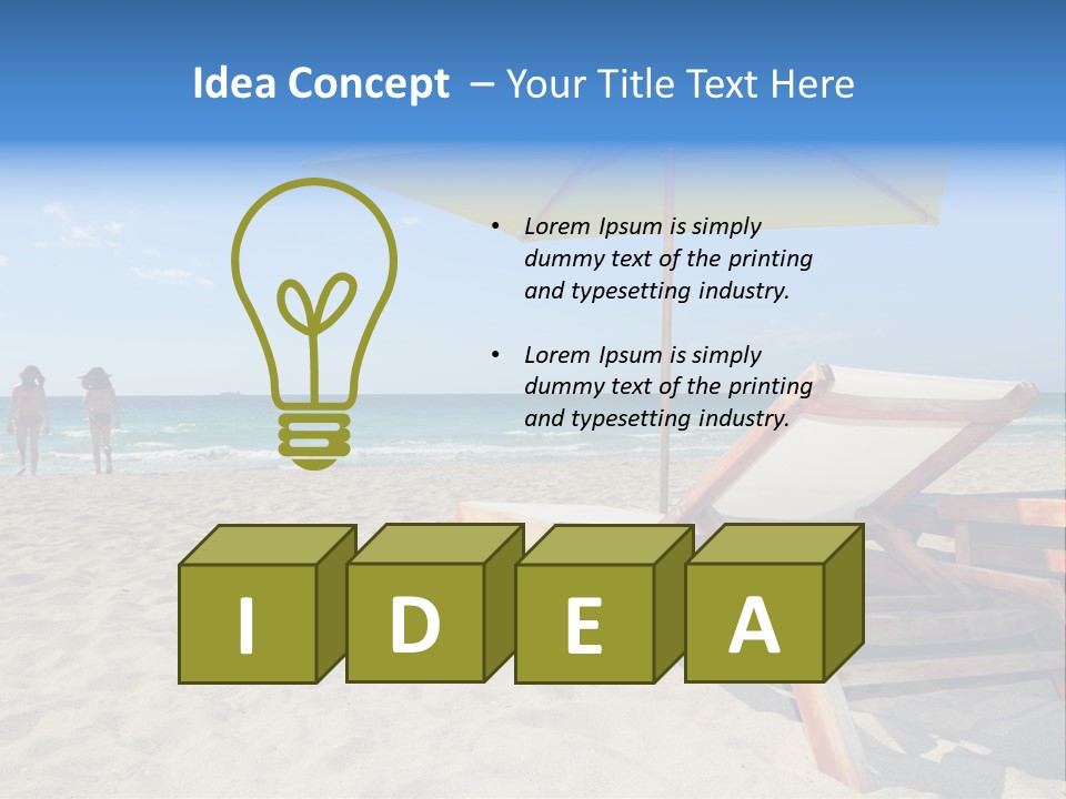 Nature Spring White PowerPoint Template