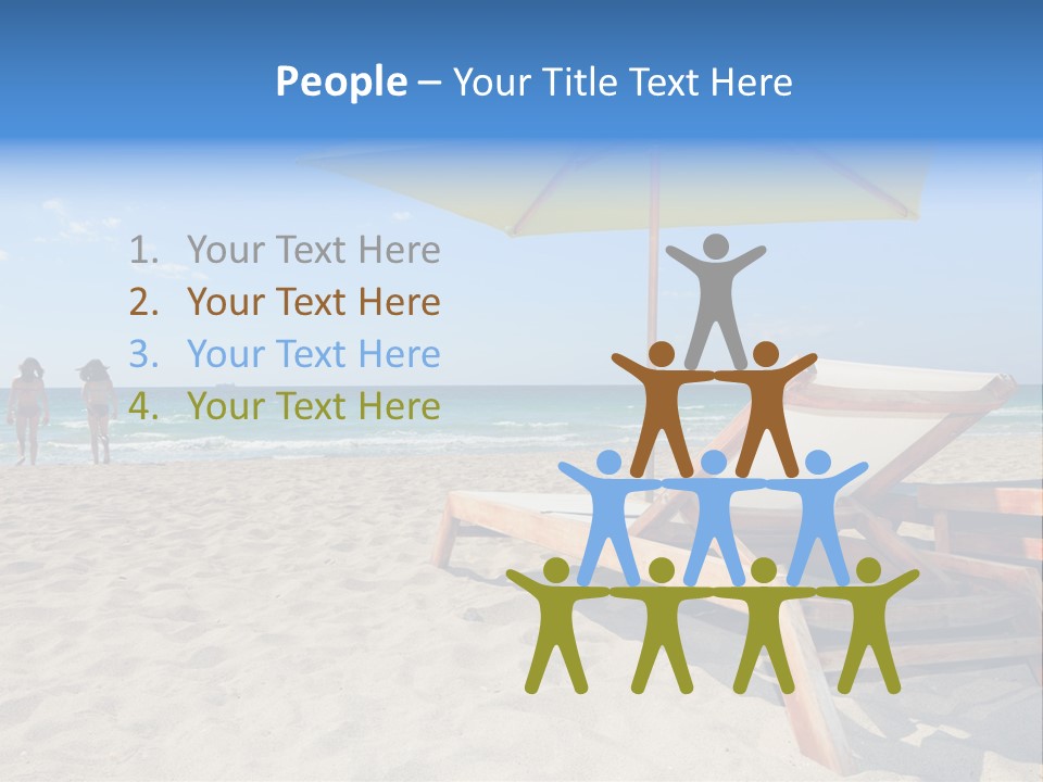 Nature Spring White PowerPoint Template