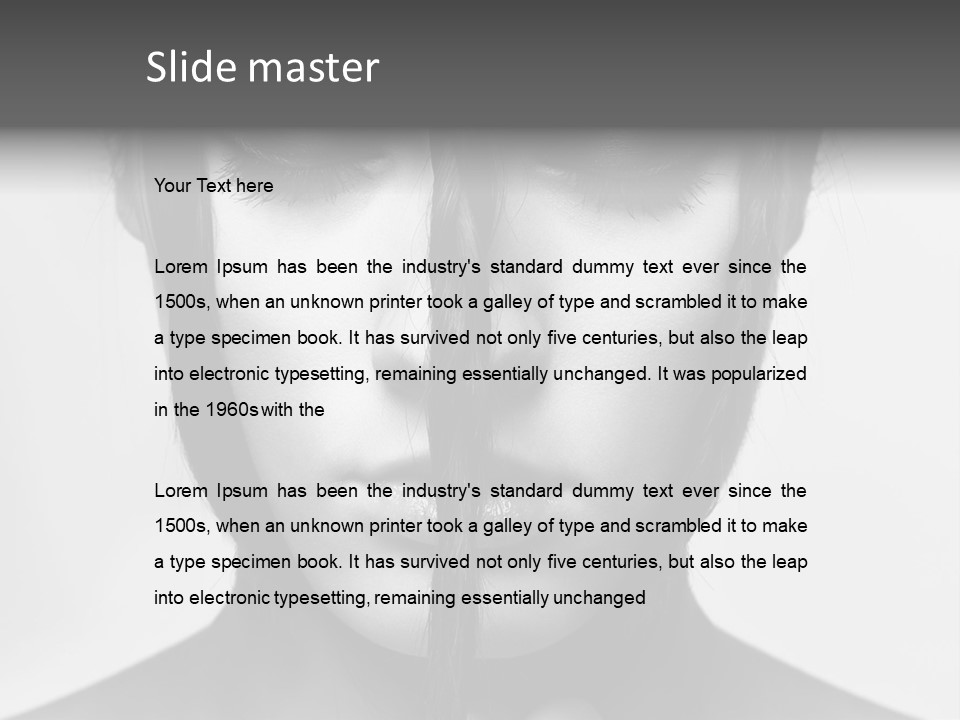 Pretty People Care PowerPoint Template