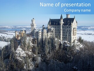 Snow Destination Legend PowerPoint Template