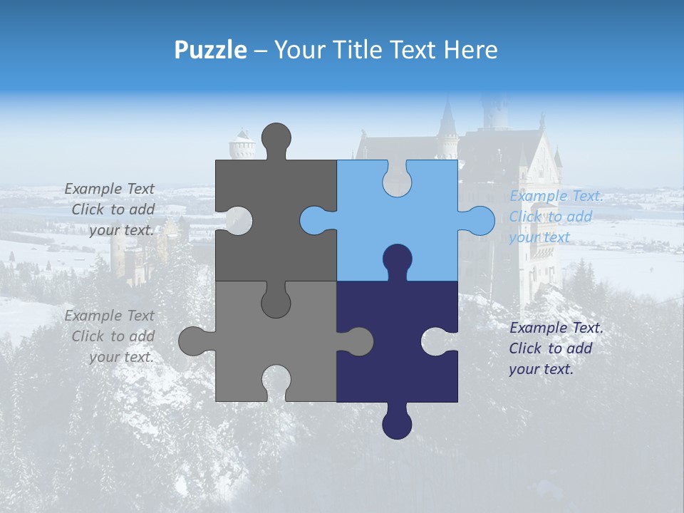 Snow Destination Legend PowerPoint Template