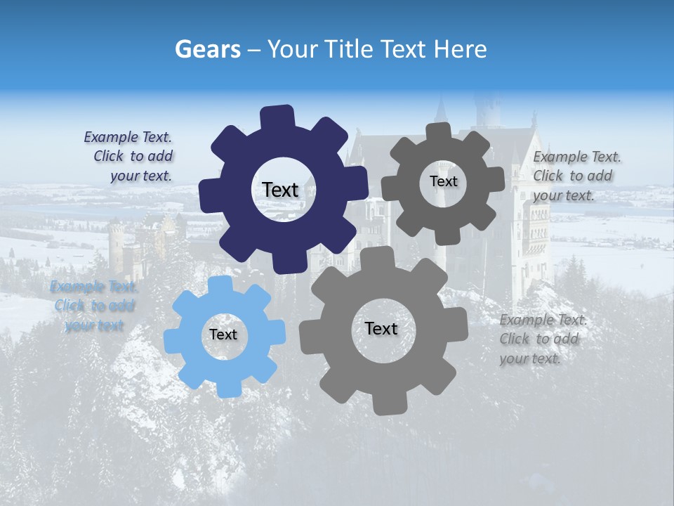 Snow Destination Legend PowerPoint Template