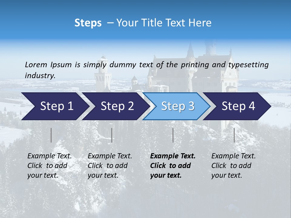 Snow Destination Legend PowerPoint Template